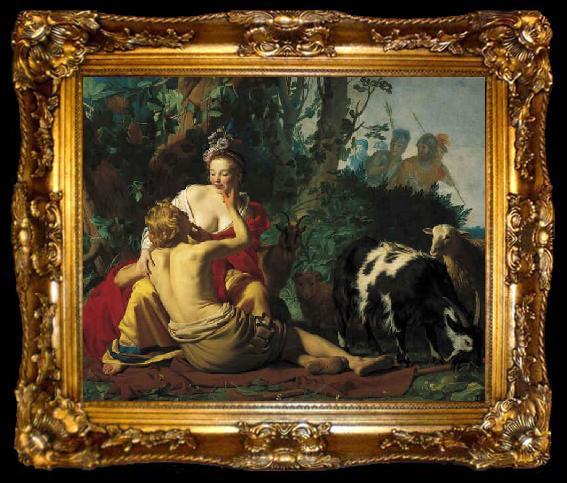 framed  Gerard van Honthorst Granida en Daifilo, ta009-2